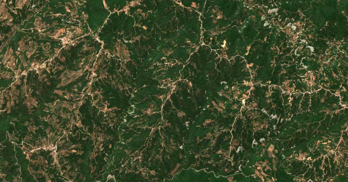 Carte satellite de Dimárion