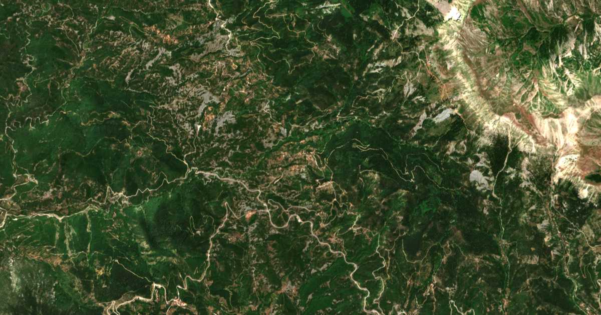 Carte satellite de Eláti