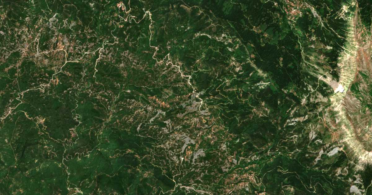 Carte satellite de Fráxon