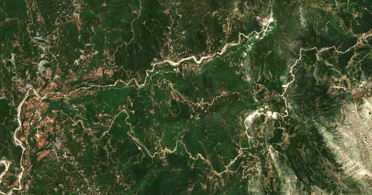 Carte satellite de Krisélia