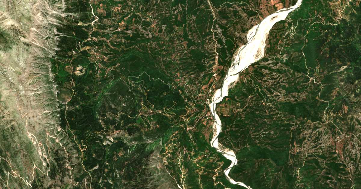 Carte satellite de Palaiómylos