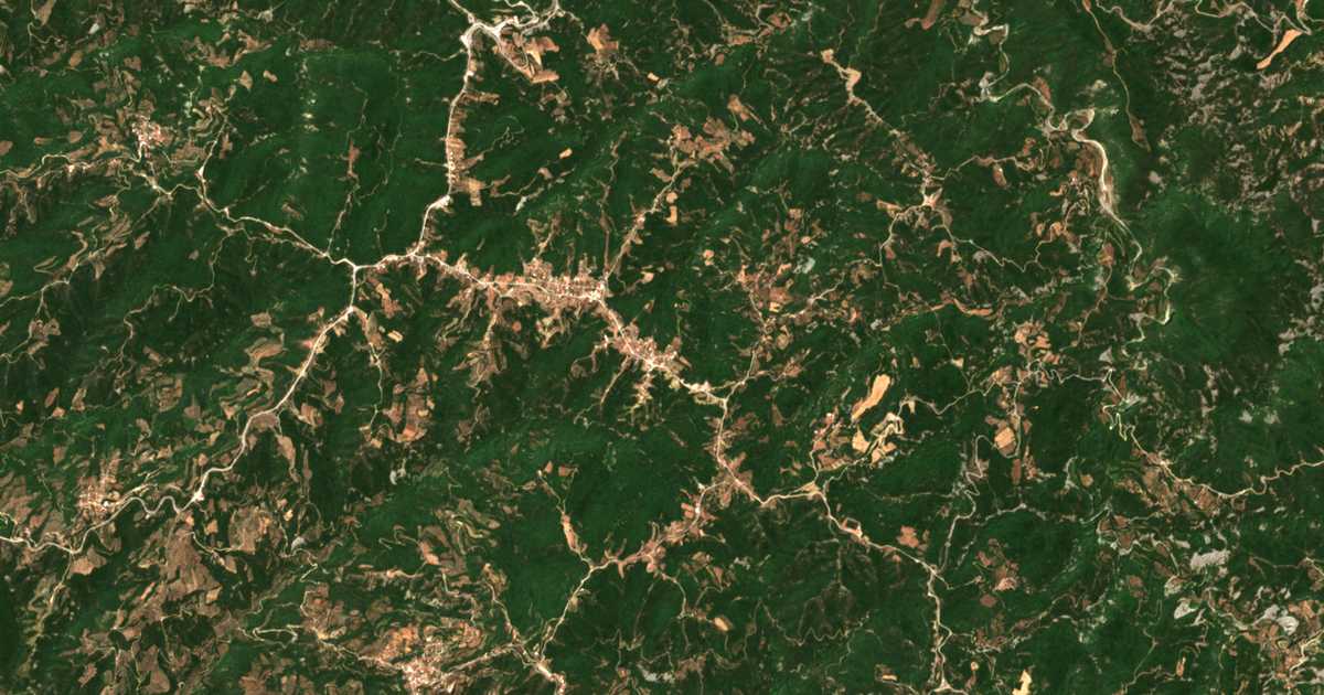 Carte satellite de Panagiá