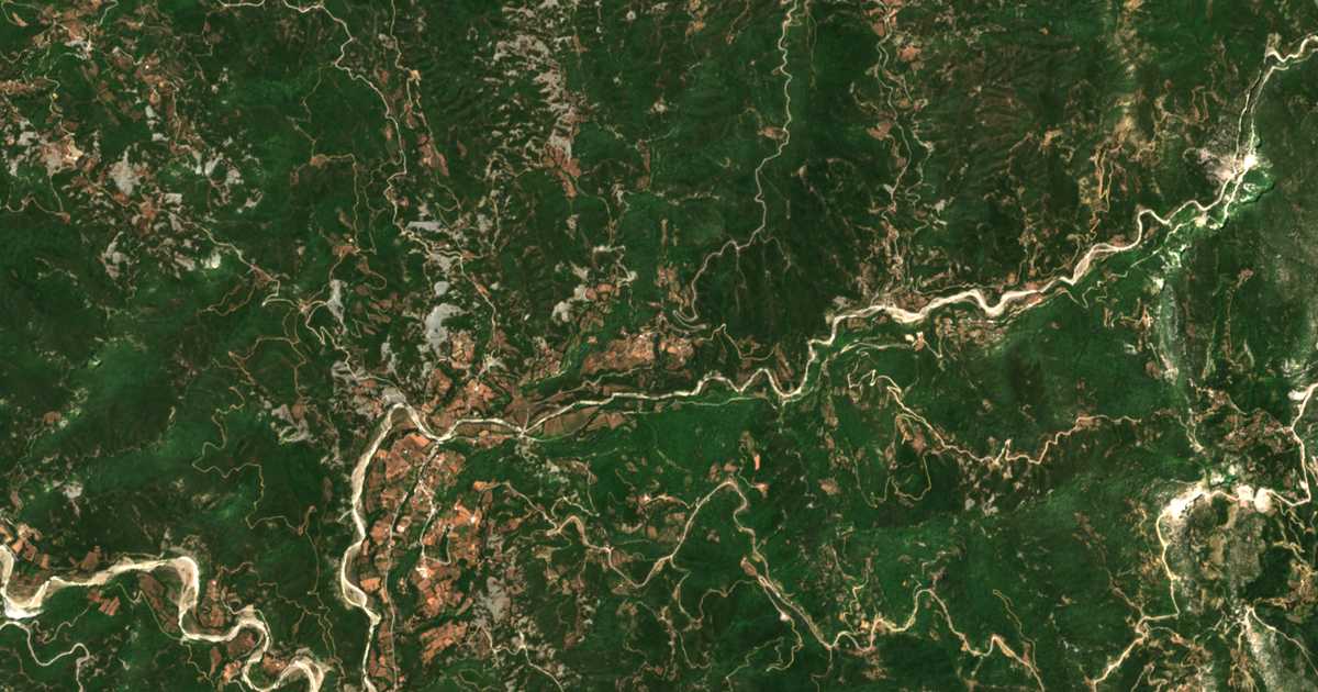 Carte satellite de Péra Kalentíni