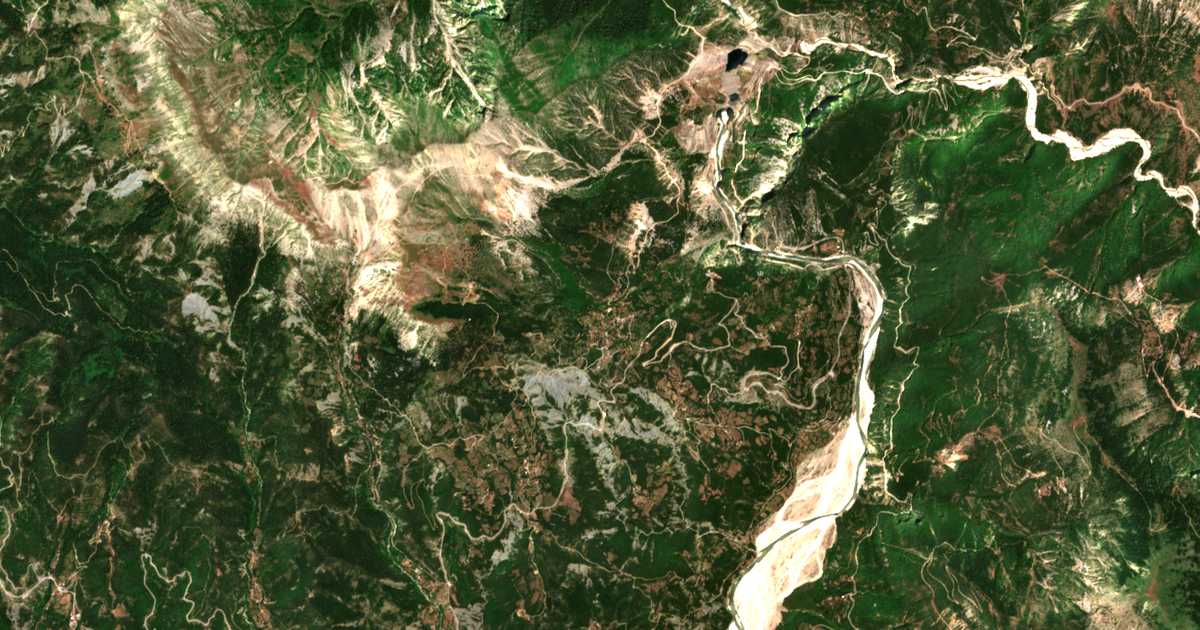 Carte satellite de Pigés