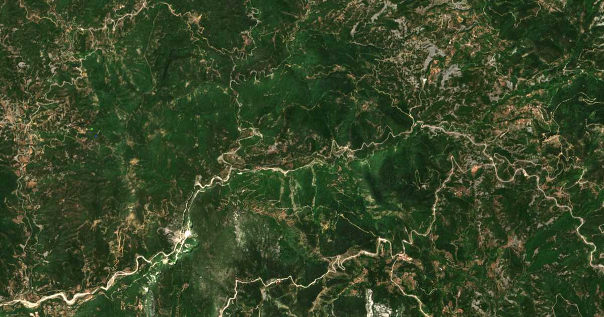 Carte satellite de Retsianá