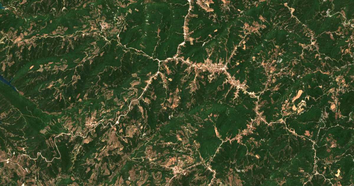 Carte satellite de Sélina