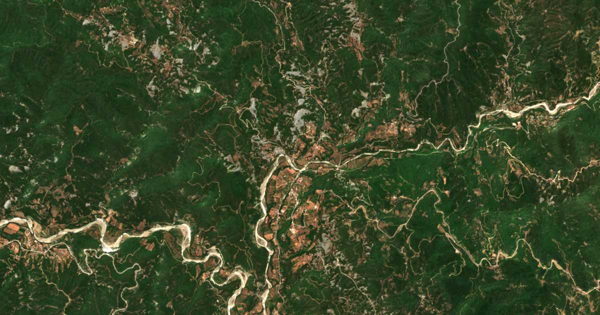 Carte satellite de Sési