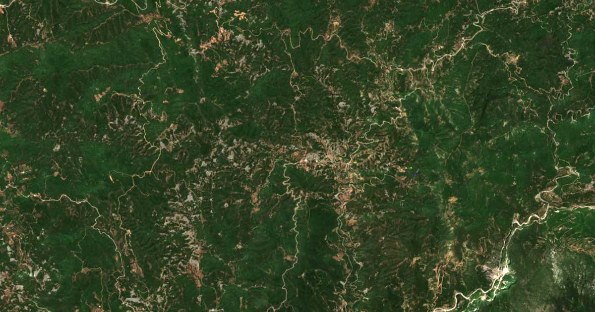 Carte satellite de Zygós