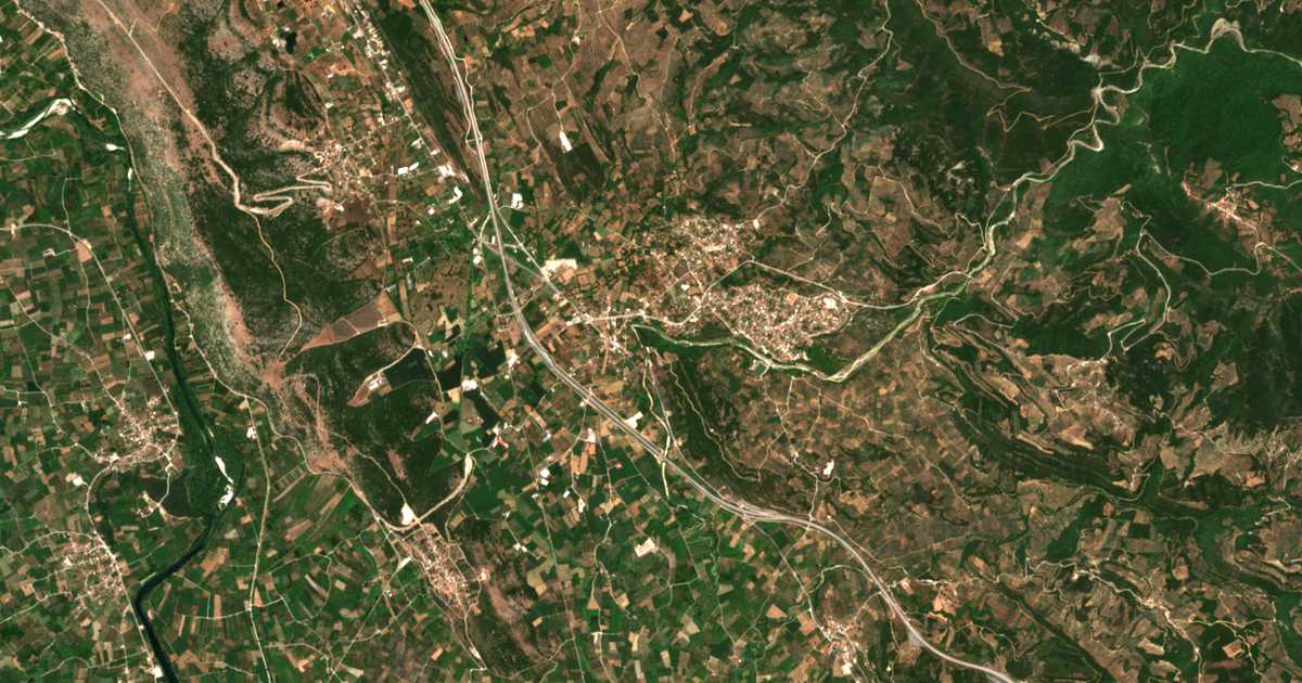 Carte satellite de Ágios Nikólaos