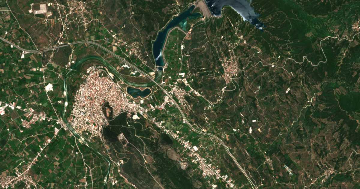 Carte satellite de Ágios Dimítrios