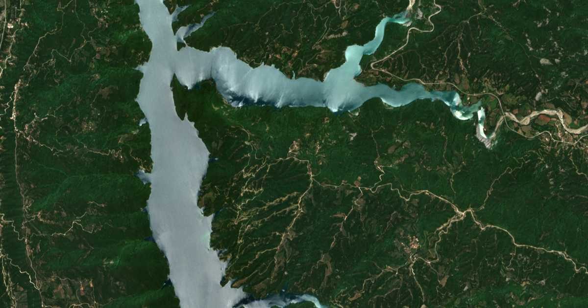 Carte satellite de Mégkla