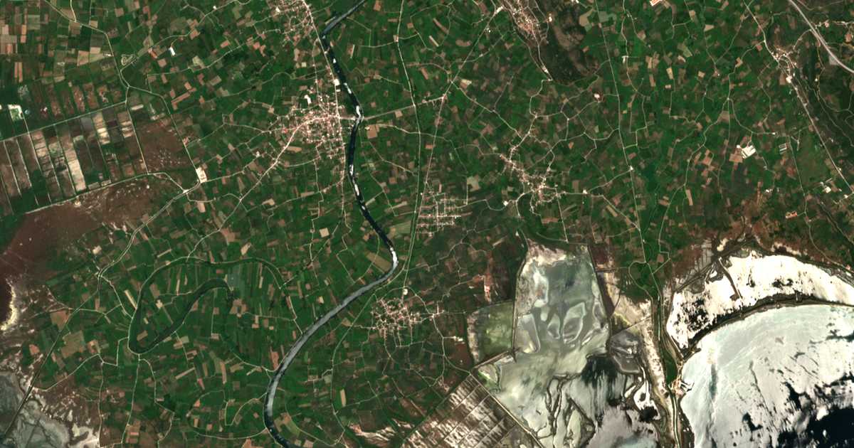 Carte satellite de Néos Synoikismós