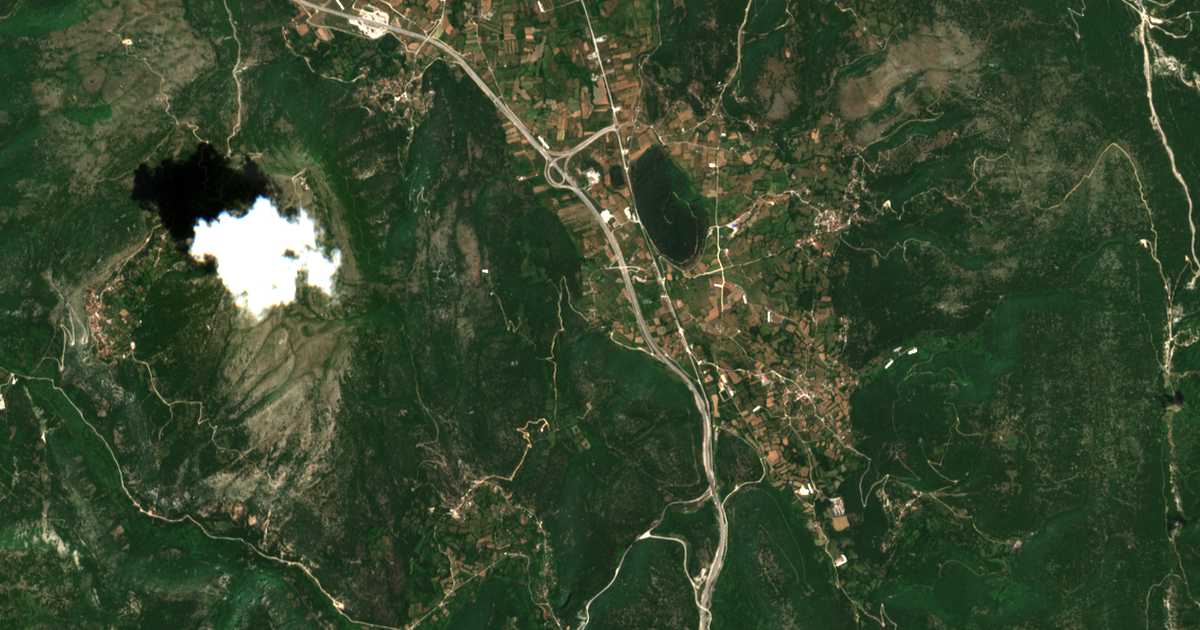 Carte satellite de Agía Kyriakí