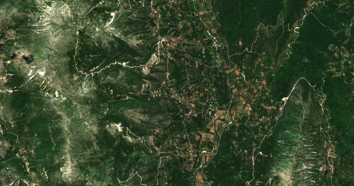 Carte satellite de Alepochórion