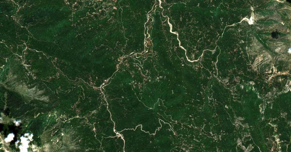 Carte satellite de Artopoúla