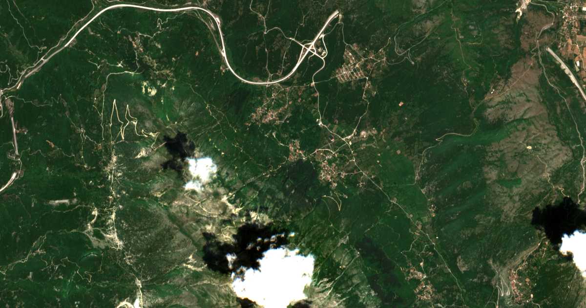 Carte satellite de Dodone