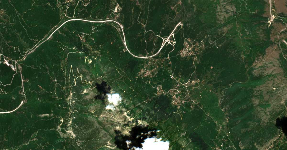 Carte satellite de Dramesioí