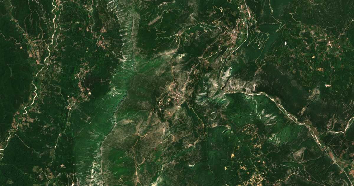Carte satellite de Káto Mousiotítsa