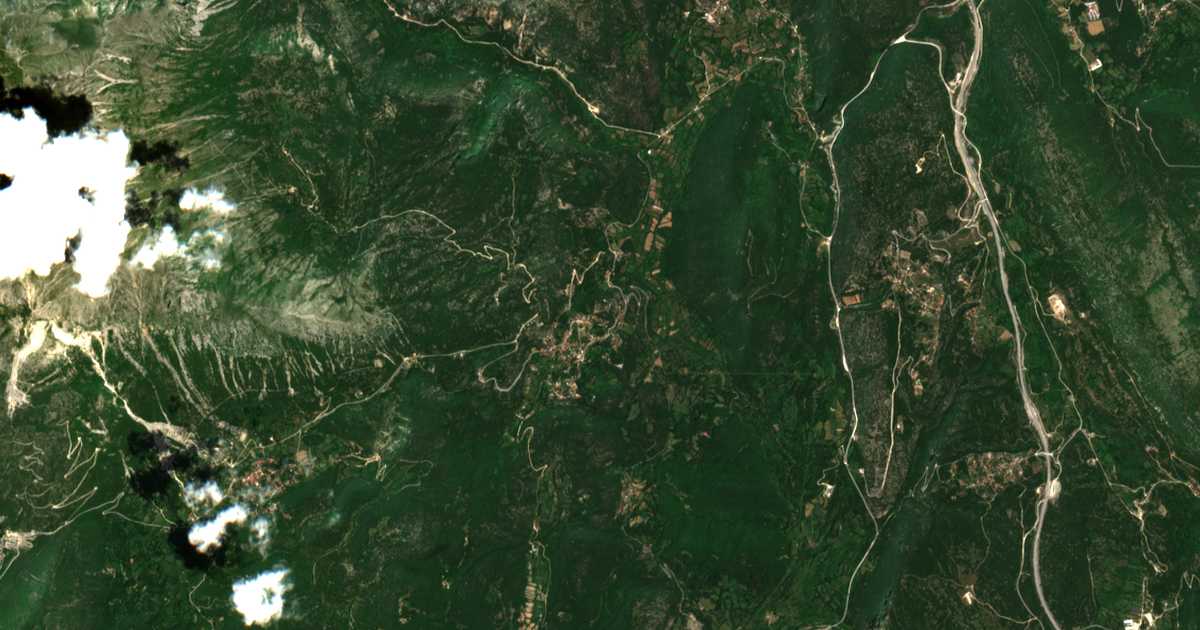 Carte satellite de Kopáni