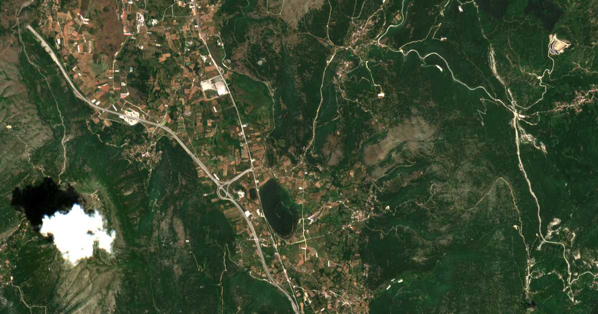 Carte satellite de Molyvadiá