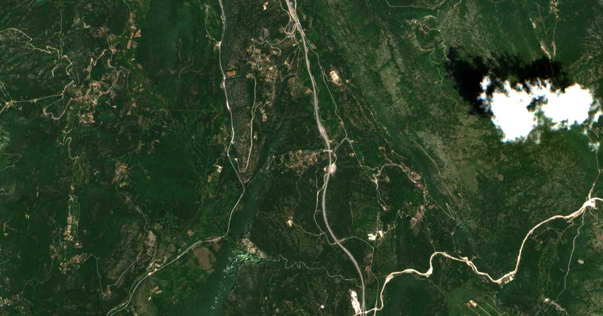 Carte satellite de Myrodafni