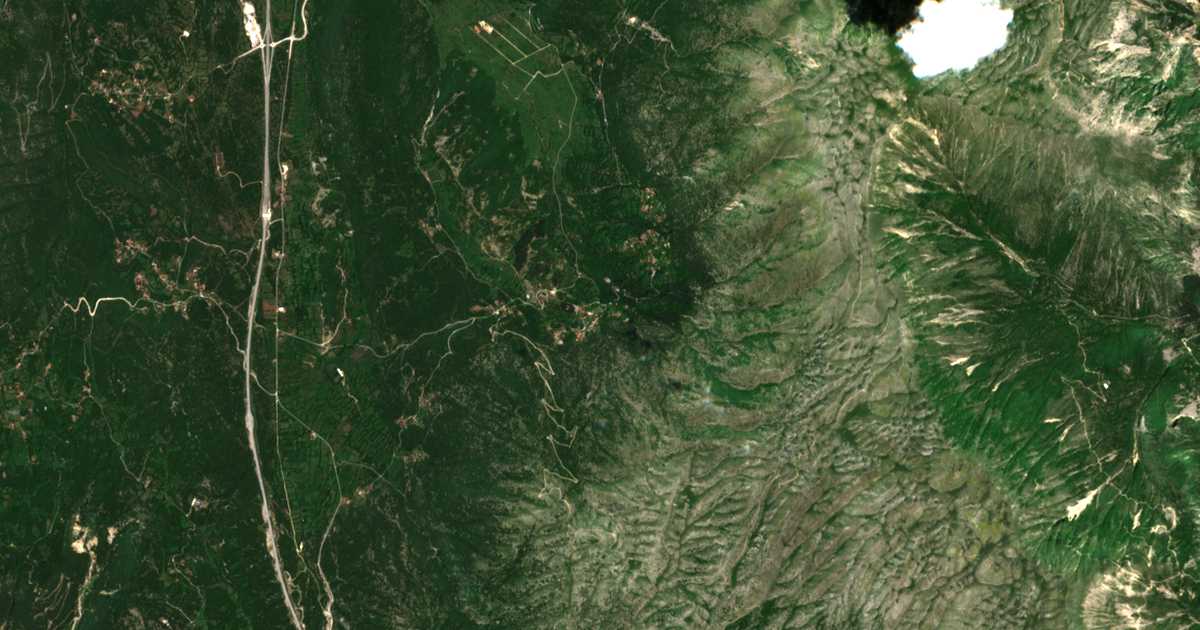 Carte satellite de Sklívani