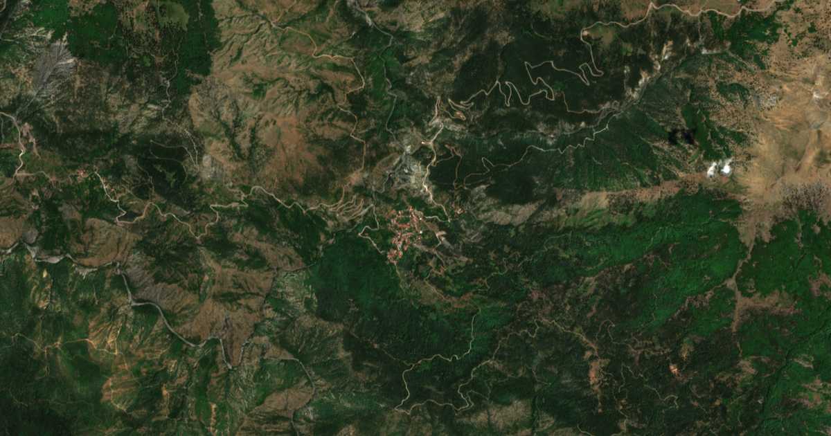 Carte satellite de Dístrato