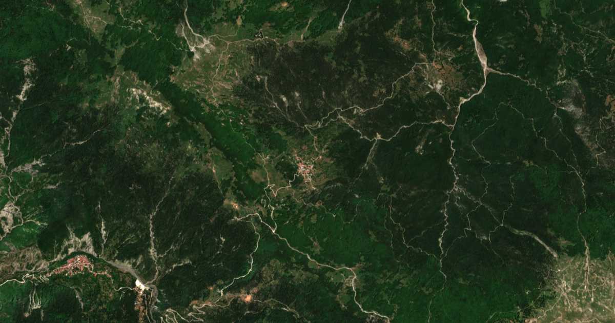 Carte satellite de Foúrka