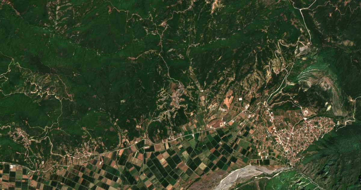Carte satellite de Iliorráchi