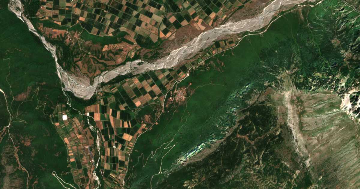 Carte satellite de Kallithéa