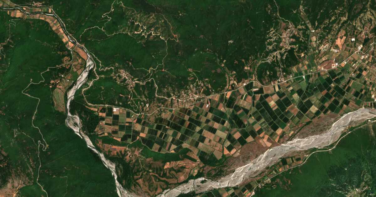 Carte satellite de Mázion