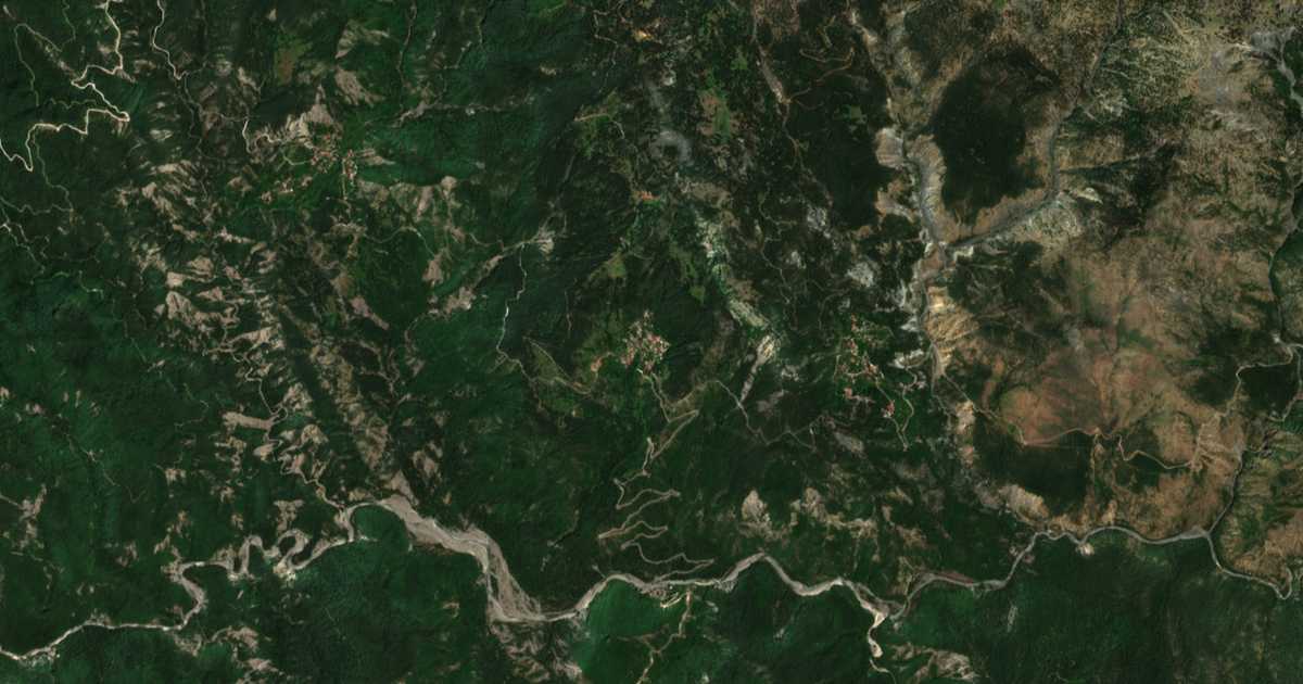 Carte satellite de Paleosélli