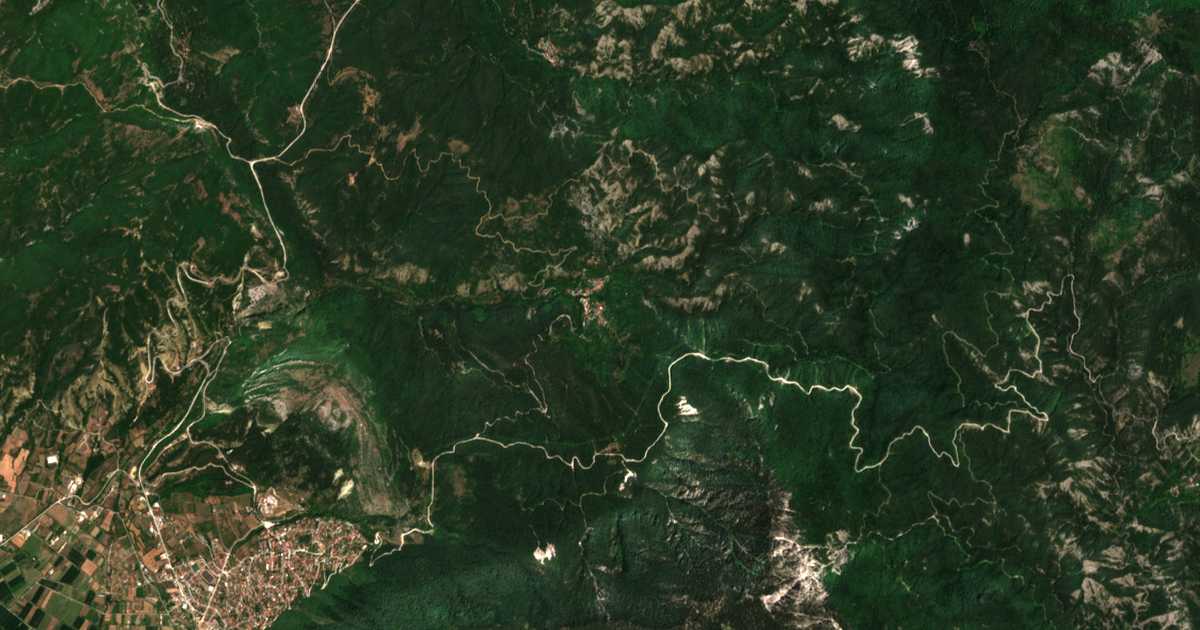 Carte satellite de Pigí