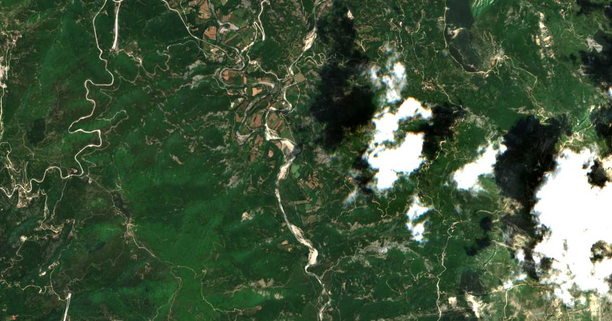 Carte satellite de Baltoúma