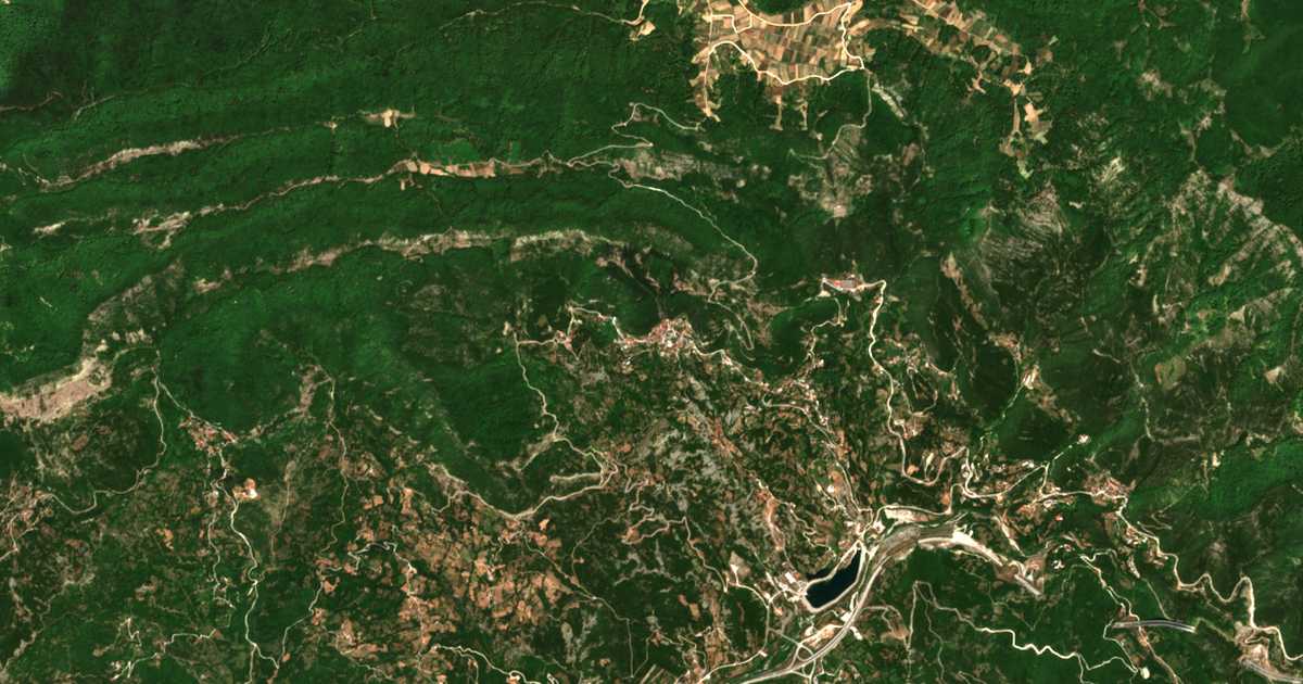 Carte satellite de Chrysovítsa