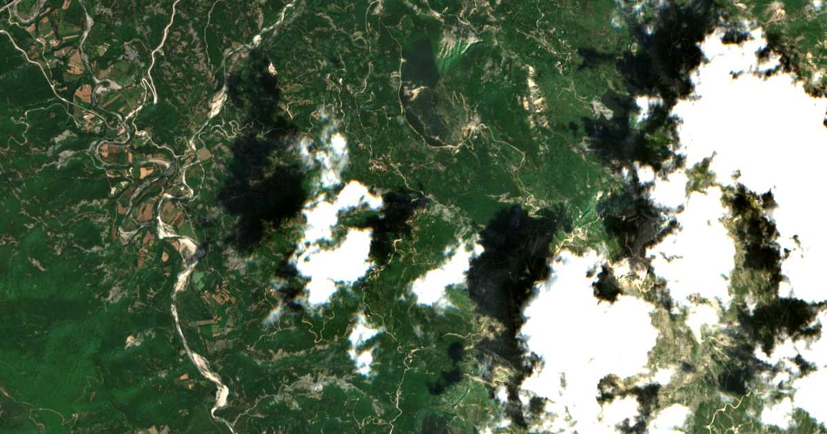Carte satellite de Megáli Gótista