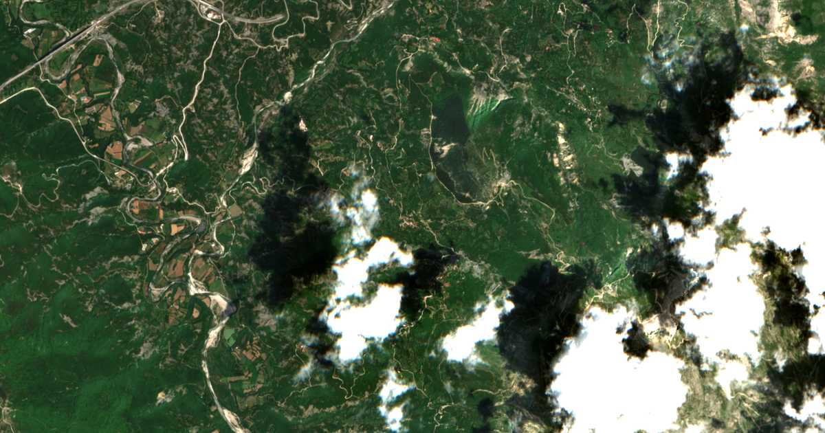 Carte satellite de Mikrá Gótista