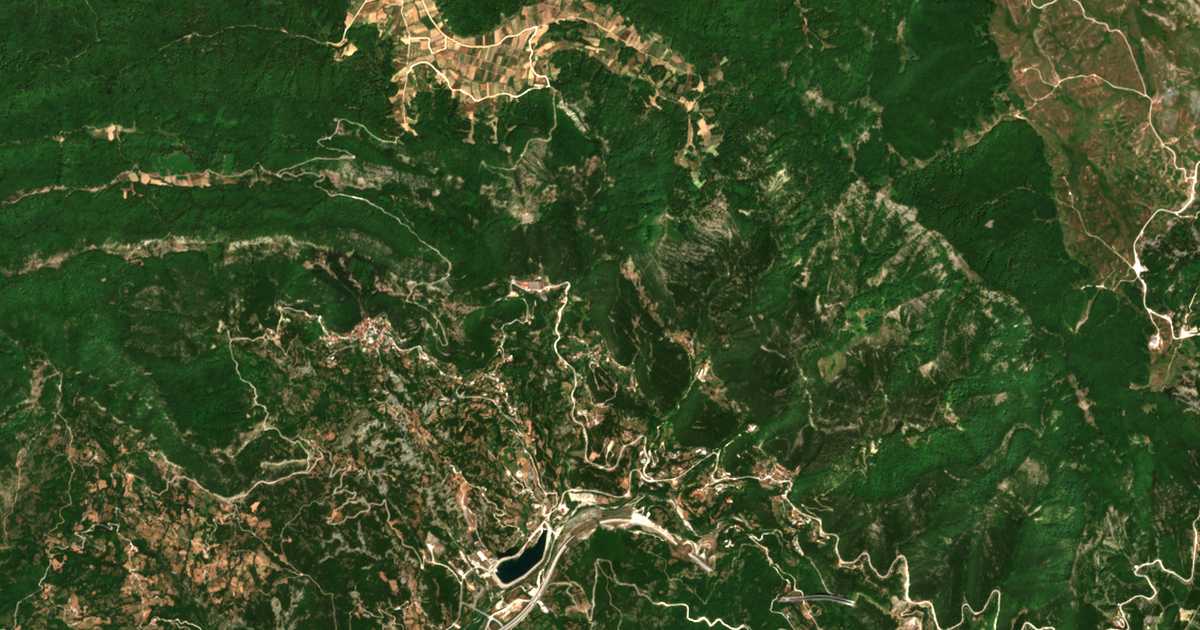 Carte satellite de Mýloi