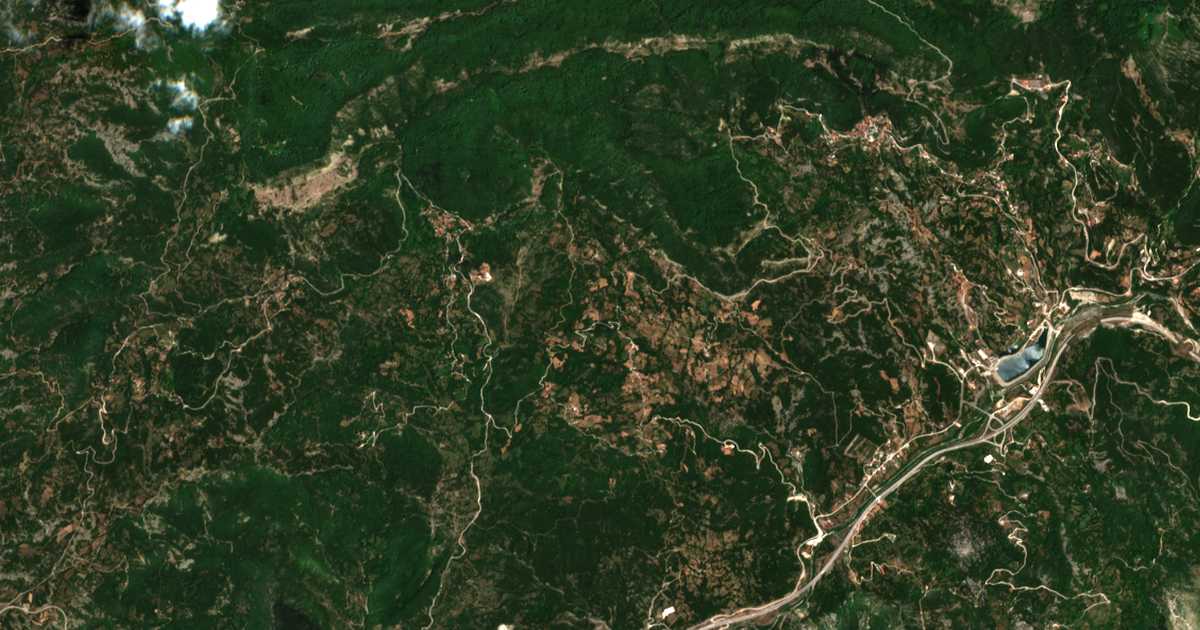 Carte satellite de Sítsaina