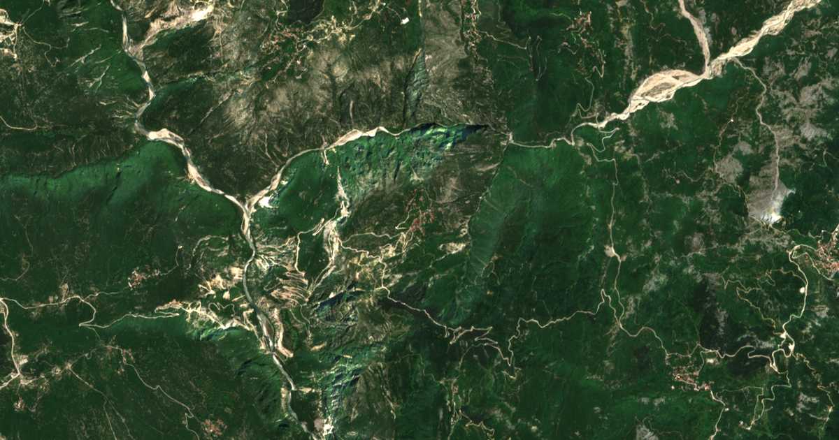 Carte satellite de Ampelochórion