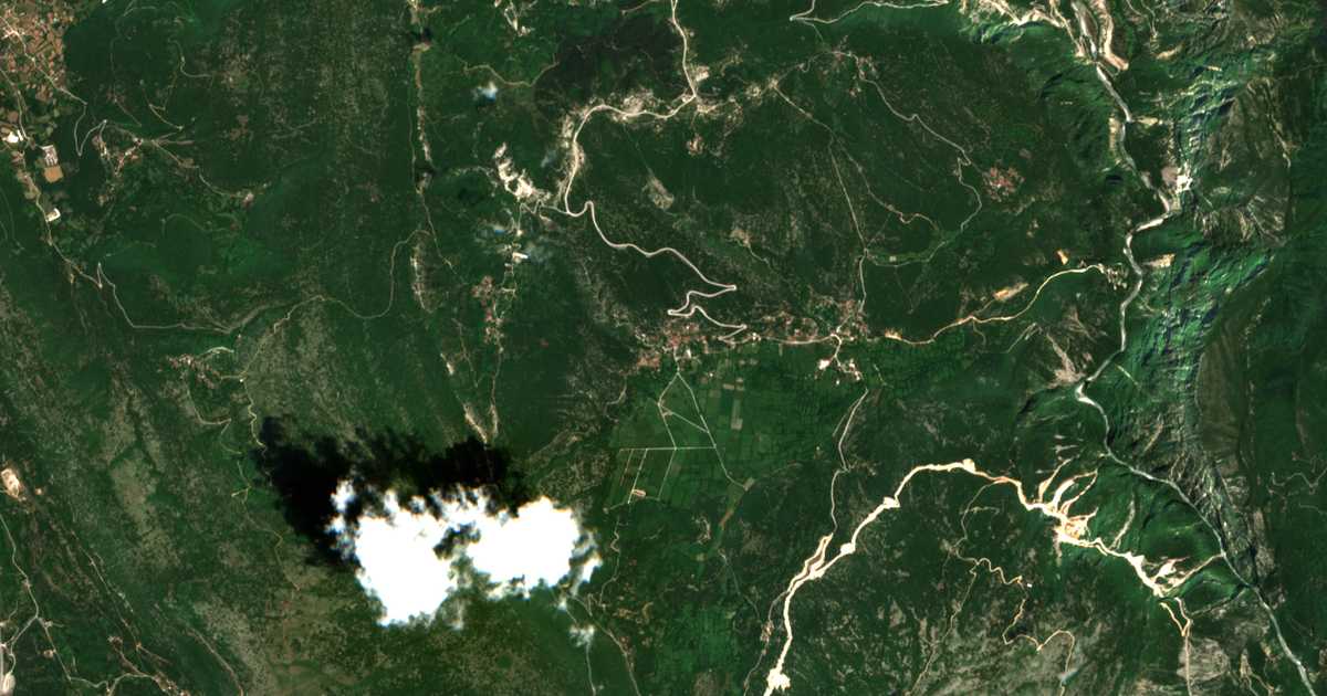 Carte satellite de Plaísia