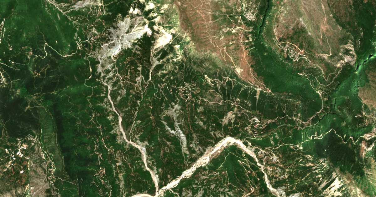 Carte satellite de Prosílion