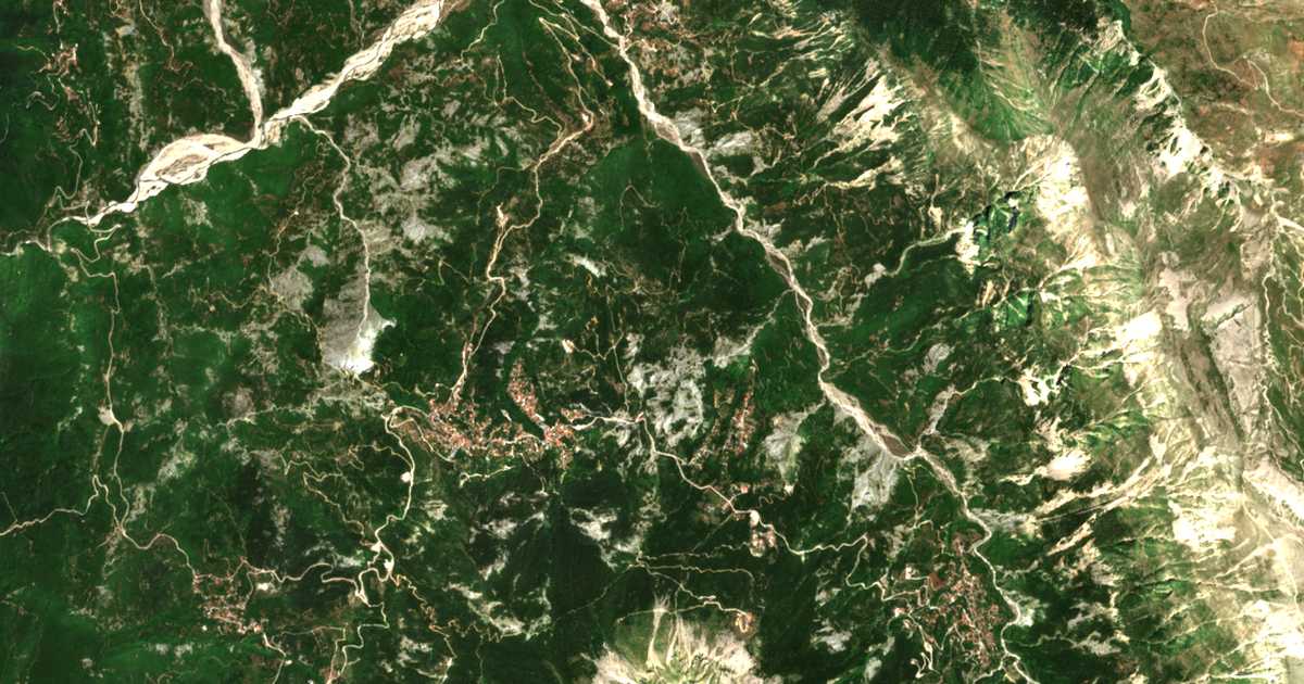 Carte satellite de Tsópela