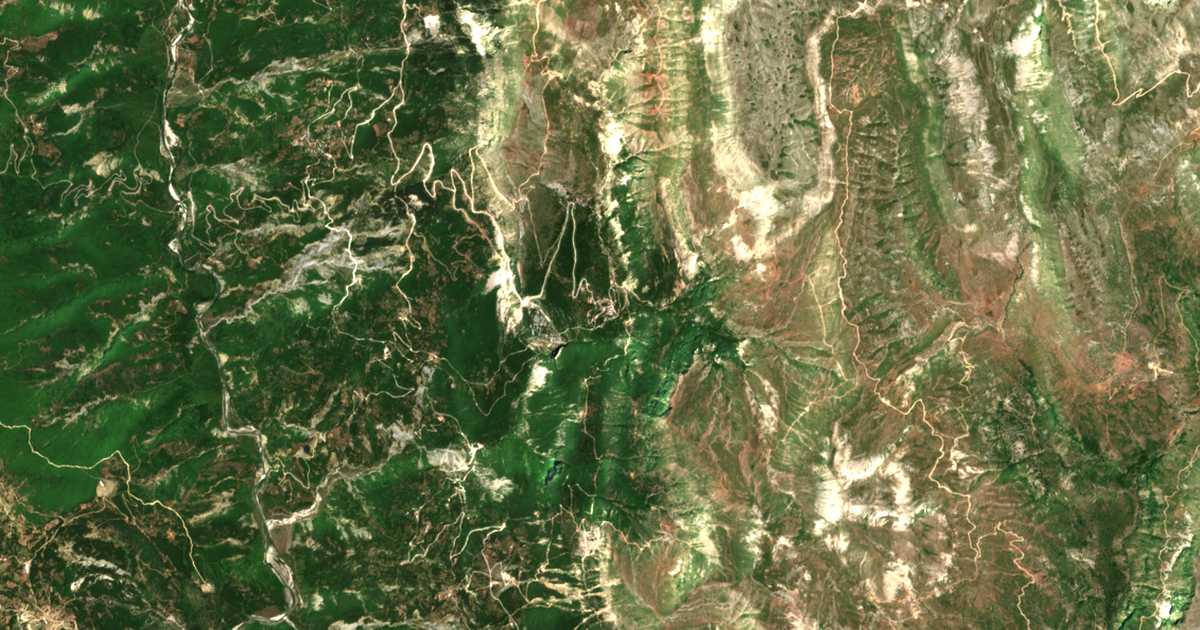 Carte satellite de Vathýpedo