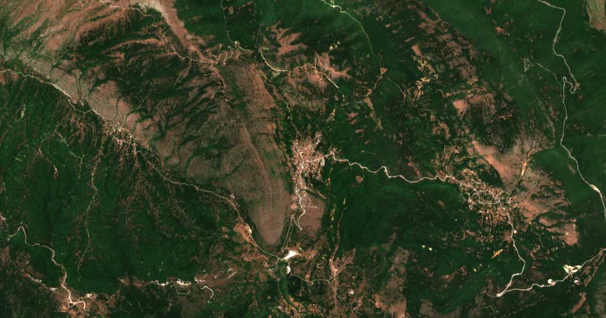 Carte satellite de Kefalóvryso