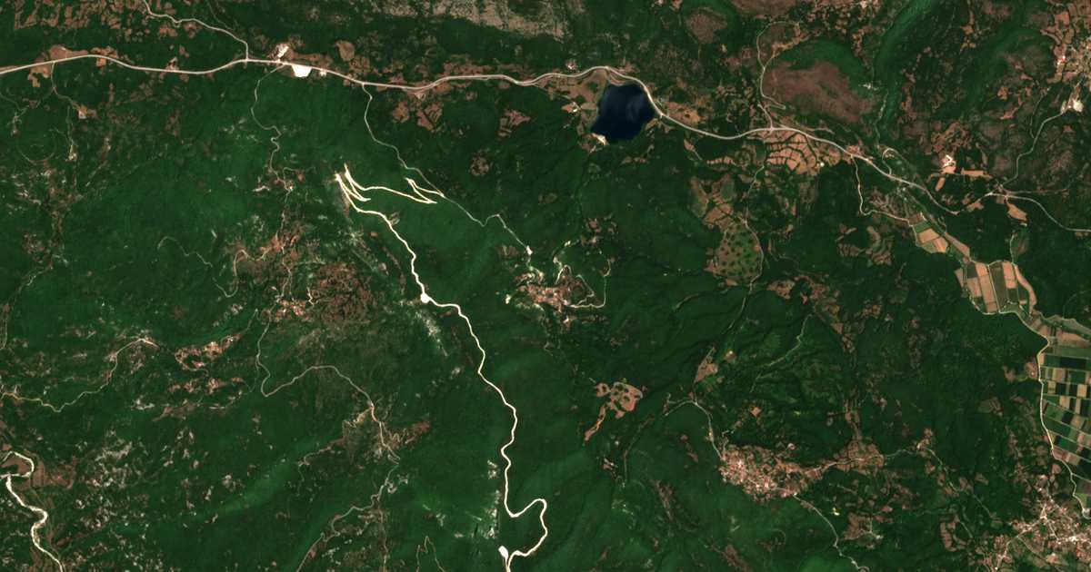 Carte satellite de Ktismata