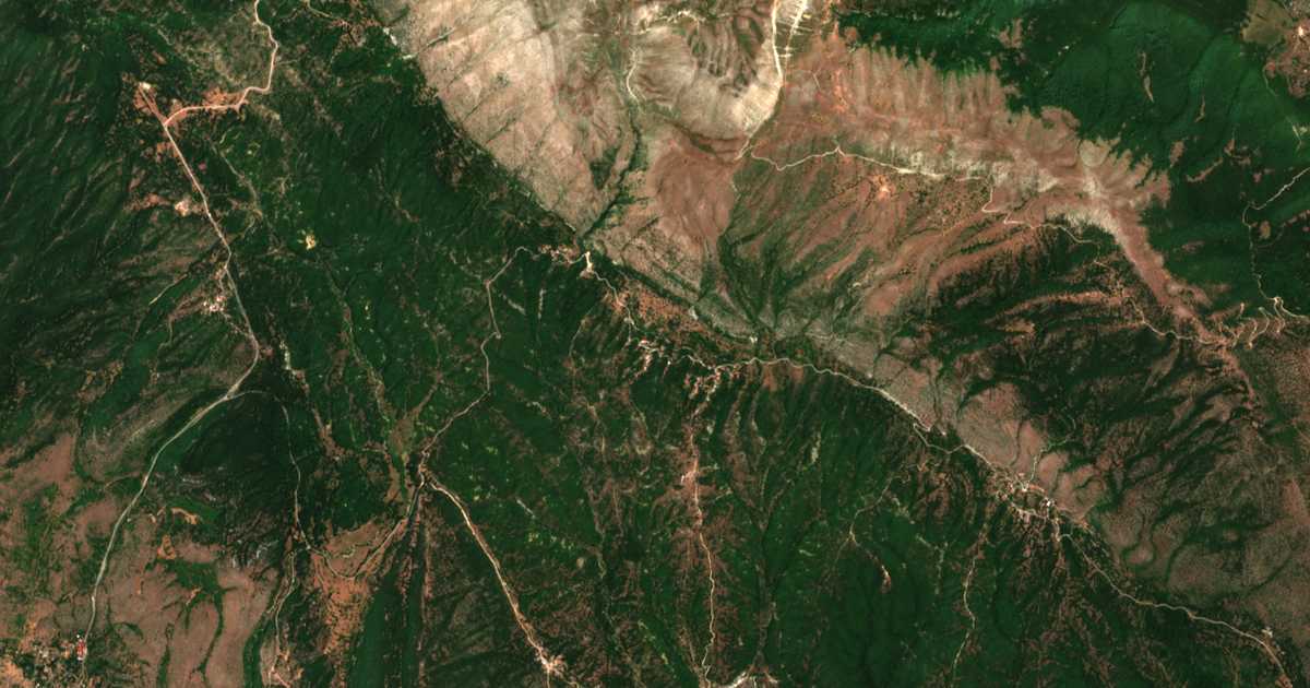 Carte satellite de Merópi