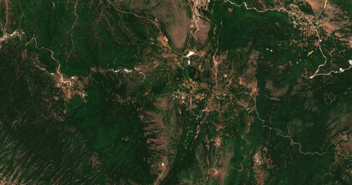 Carte satellite de Oraiókastron
