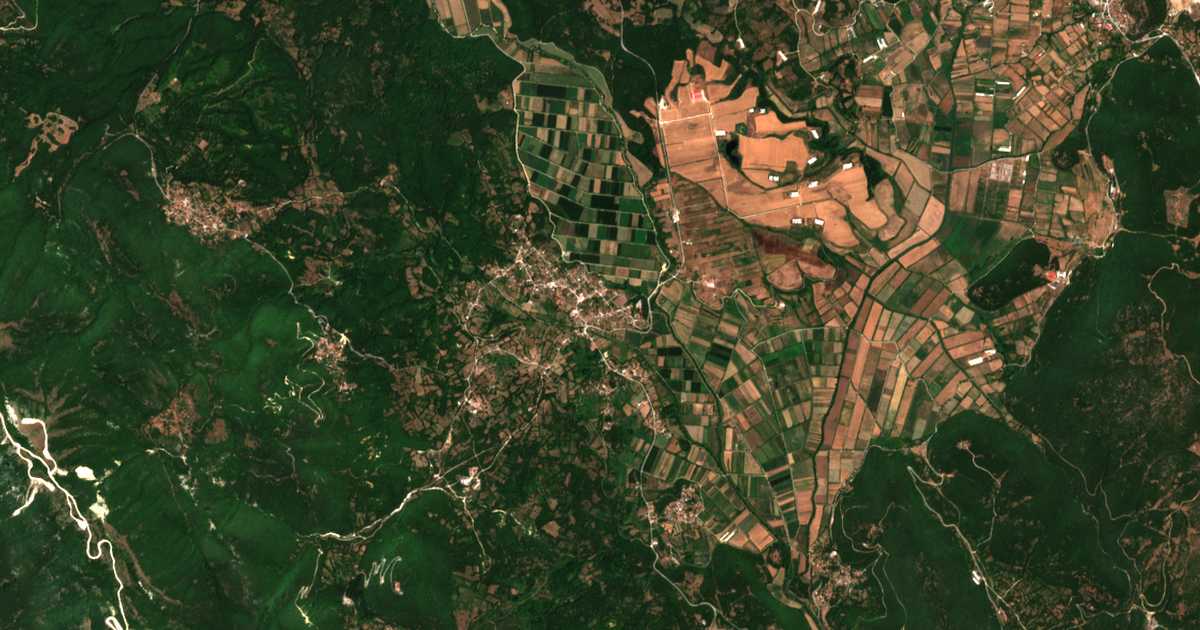 Carte satellite de Parakalamos de Ioannina