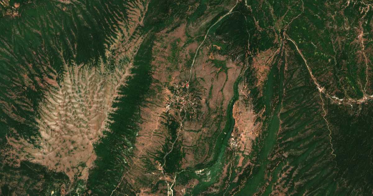 Carte satellite de Pogonianí